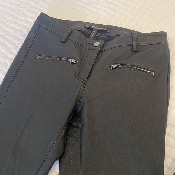 BCBG Max Azria Lamb Leather pants NWOT - Picture 2 of 12